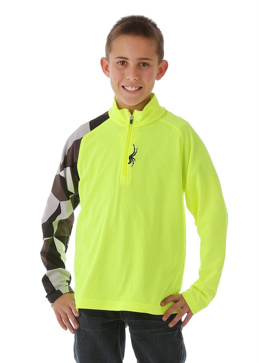 Spyder F15 Boys Linear Web Dry WEB T-Neck