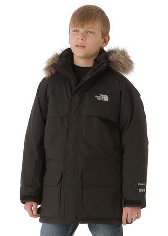 F12 Boys McMurdo Parka (TNF Black)