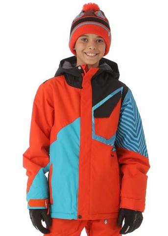 Boys Ace Insulated Jacket (Orange)