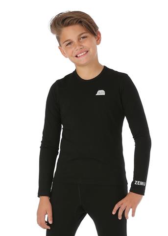 Youth Solid First Layer Long Sleeve Crewneck