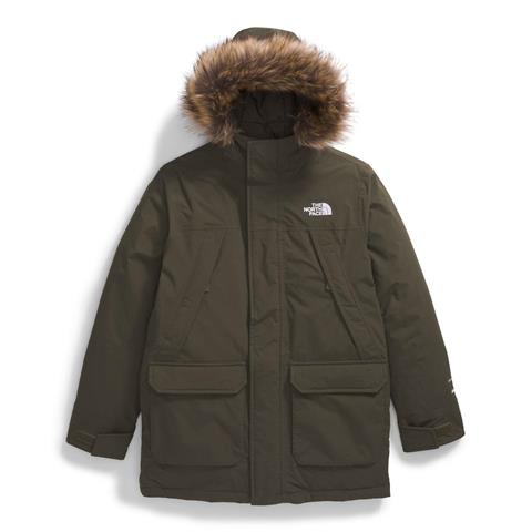 Boys north face parka online