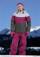 Girls Triple Run Jacket (Grill/Raspberry/Helio) - Girls Triple Run Jacket (Grill/Raspberry/Helio)