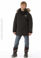 F12 Boys McMurdo Parka (TNF Black) - Alt. View