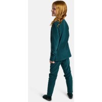 Kids' Fleece Base Layer Set - Deep Emerald