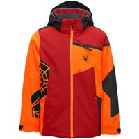 Spyder Challenger Jacket - Boy's - Volcano