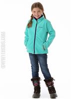 Girls Dotswarm II Fleece Full-Zip (Oceanic) - Columbia Girls Dotswarm II Fleece Full-Zip (Oceanic) Full