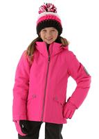 Girls Blake Jacket (Knockout Pink) - Obermeyer Girls Blake Jacket (Knockout Pink) 