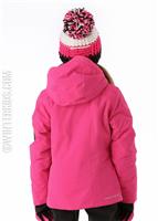 Girls Blake Jacket (Knockout Pink) - Obermeyer Girls Blake Jacket (Knockout Pink) Back