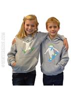 Youth Skier Hoodie - WinterKids Youth Zemu Skier Hoodie Unisex