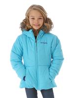 F15 Girls Katelyn Crest Jacket - Atoll - Columbia Girls Katelyn Crest Jacket (Atoll)