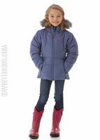 F15 Girls Katelyn Crest Jacket - Bluebell