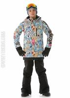 F15 Boys Ripley Jacket - Kevin Lyons Print - DC Boys Ripley Jacket (Kevin Lyons Print) Full                                                                                                        