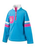 Girls Ski-Daddle Fleece Top - Bluebird - Obermeyer Girls Ski-Daddle Fleece Top                                                                                                                 