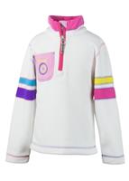 Girls Ski-Daddle Fleece Top - White - Obermeyer Girls Ski-Daddle Fleece Top                                                                                                                 