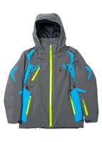 F15 Boys Vail Jacket - Polar / Electric Blue / Bryte Yellow - Spyder Boys Vail Jacket                                                                                                                               