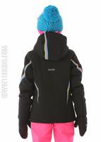 F15 Girls Pandora Jacket - Black/Bryte Bubblegum/Riviera - Spyder Girls Pandora Jacket