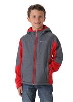 Boys Fast Trek Hybrid Jacket - Mountain Red/Graphite - Columbia Boys Fast Trek Hybrid Jacket - WinterKids.com