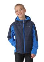 Boys Fast Trek Hybrid Jacket - Super Blue/Collegiate Navy - Columbia Boys Fast Trek Hybrid Jacket - WinterKids.com