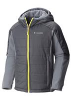 Boys Fast Trek Hybrid Jacket - Grey Ash/Graphite - Columbia Boys Fast Trek Hybrid Jacket - WinterKids.com