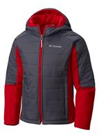 Boys Fast Trek Hybrid Jacket - Mountain Red/Graphite - Columbia Boys Fast Trek Hybrid Jacket - WinterKids.com