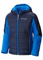 Boys Fast Trek Hybrid Jacket - Super Blue/Collegiate Navy - Columbia Boys Fast Trek Hybrid Jacket - WinterKids.com