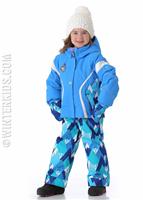 Girls Aria Jacket - Cornflower - Obermeyer Girls Aria Jacket - WinterKids.com                                                                                                          