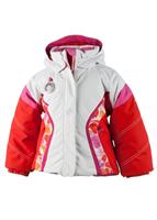 Girls Aria Jacket - White - Obermeyer Girls Aria Jacket - WinterKids.com                                                                                                          