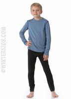 Boys Capilene Crew - Glass Blue - Patagonia Boys Capilene Crew - WinterKids.com