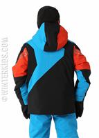  Boys Leader Jacket - Black / Electric Blue / Rage - Spyder Boys Leader Jacket - WinterKids.com                                                                                                            