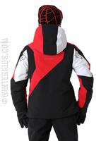  Boys Leader Jacket - Black / Red / White - Spyder Boys Leader Jacket - WinterKids.com                                                                                                            