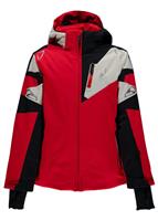  Boys Leader Jacket - Red / Black / Cirrus - Spyder Boys Leader Jacket - WinterKids.com                                                                                                            