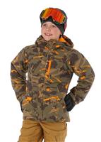 Columbia Lightning Lift Jacket - Boy's - Sage Woodsy Camo