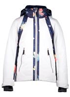 Girls Haana Jacket - White (16010) - Obermeyer Girls Haana Jacket - WinterKids.com                                                                                                         