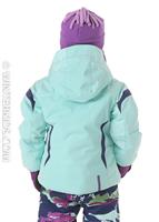 Toddler Girls Twist Jacket - Sea Glass (17060) - Obermeyer Toddler Girls Twist Jacket - WinterKids.com                                                                                                 