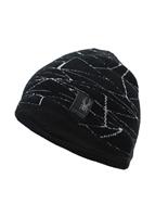 Boys Web Hat - Black / White / Black - Spyder Boys Web Hat - WinterKids.com                                                                                                                  