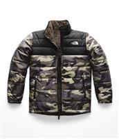 Boys Reversible Mount Chimborazo Jacket - New Taupe Green Camo Print - The North Face Boys Reversible Mount Chimborazo Jacket - WinterKids.com