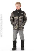 Boys Reversible Mount Chimborazo Jacket - New Taupe Green Camo Print - The North Face Boys Reversible Mount Chimborazo Jacket - WinterKids.com