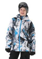 Mission Printed Youth Jacket - Cloisonne Random Pics - Quiksilver Mission Printed Youth Jacket - WinterKids.com                                                                                              