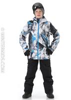 Mission Printed Youth Jacket - Cloisonne Random Pics - Quiksilver Mission Printed Youth Jacket - WinterKids.com                                                                                              