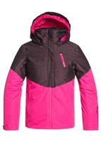 Frozen Flow Girl Jacket - Beetroot Pink - Roxy Frozen Flower Girl Jacket - WinterKids.com                                                                                                       