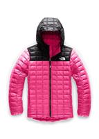 Girls Thermoball Eco Hoody - Mr. Pink - The North Face Girls Thermoball Eco Hoody - WinterKids.com                                                                                            