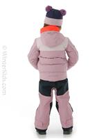 Kids Vertical Insulated Jacket - Pink Ash - Helly Hansen Kids Vertical Insulated Jacket - WinterKids.com                                                                                          