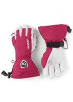 Junior Army Leather Heli Ski 5 Finger Glove