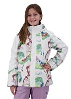 Girls Taja Print Jacket - Uncharted (21136) - Obermeyer Girls Taja Print Jacket - WinterKids.com                                                                                                    