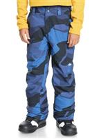 Estate Youth Pant - Bluebird Giant Camo (BSN1) - Quiksilver Estate Youth Pant - WinterKids.com