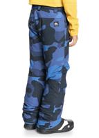 Estate Youth Pant - Bluebird Giant Camo (BSN1) - Quiksilver Estate Youth Pant - WinterKids.com