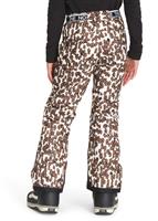 Girls Freedom Insulated Pant - Pinecone Brown Leopard Print - TNF Girls Freedom Insulated Pant - WinterKids.c                                                                                                       