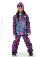 Youth Snowquest Plus Insulated Jacket - Deep Lagoon Constellation Camo Print - TNF Youth Snowquest Plus Insulated Jacket - WinterKids.com                                                                                            