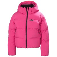 Juniors' Nora Short Puffy Ski Jacket - Dragon Fruit