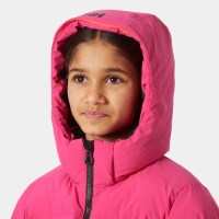 Juniors' Nora Short Puffy Ski Jacket - Dragon Fruit